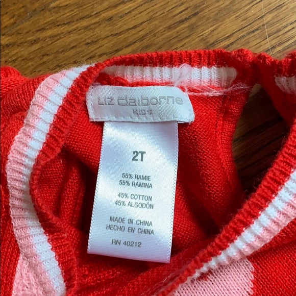 Cute Red Girls Dress Knit - Picture 6 of 6